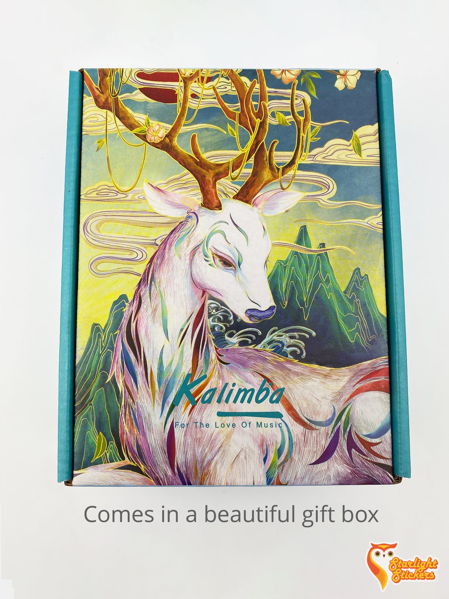 Gift box, featuring a deer.