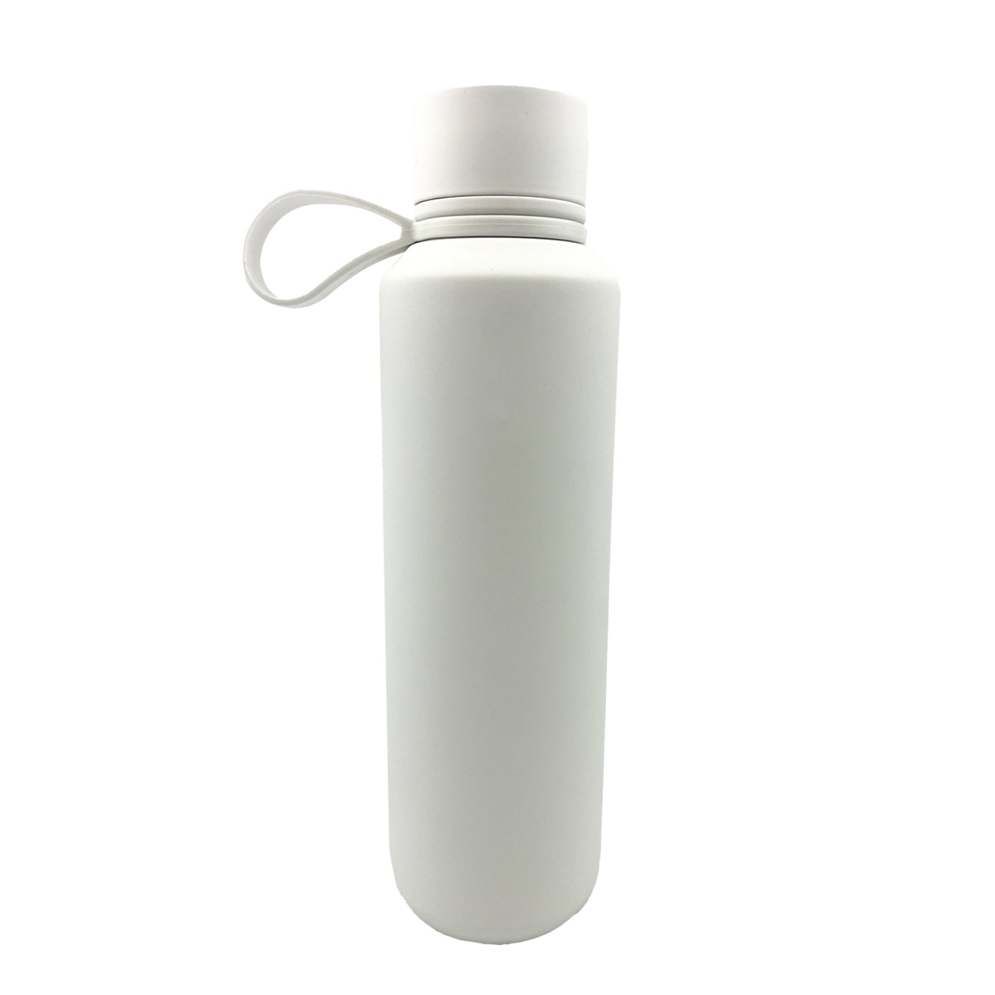 White tumbler with a white background.