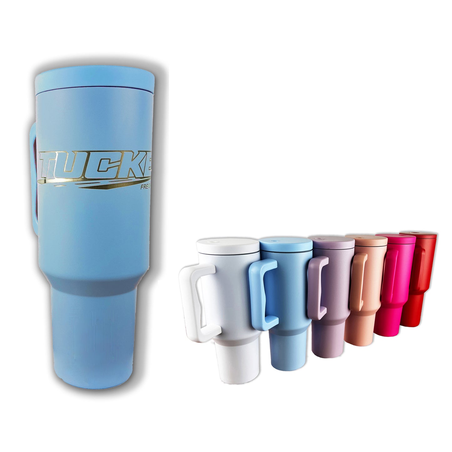Custom Engraved 40oz Tumbler Set (6 Count)