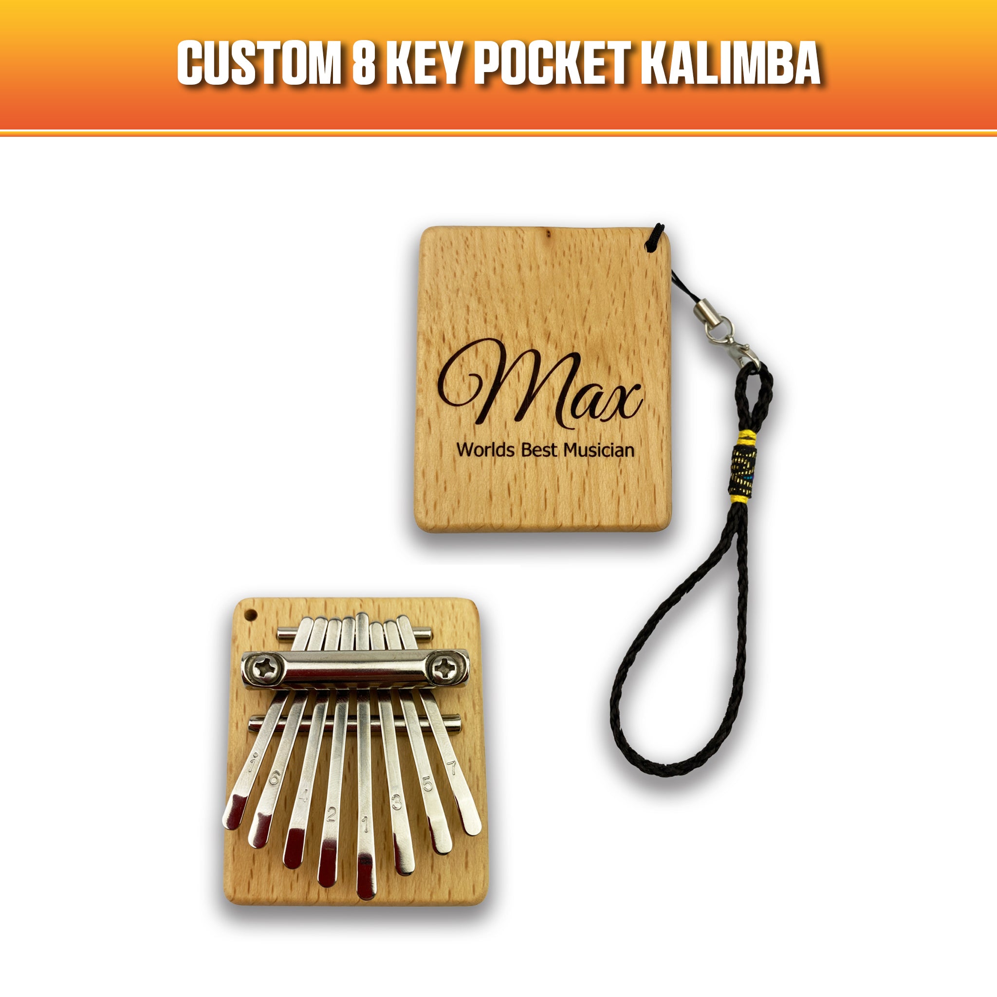 Engraved kalimba hotsell