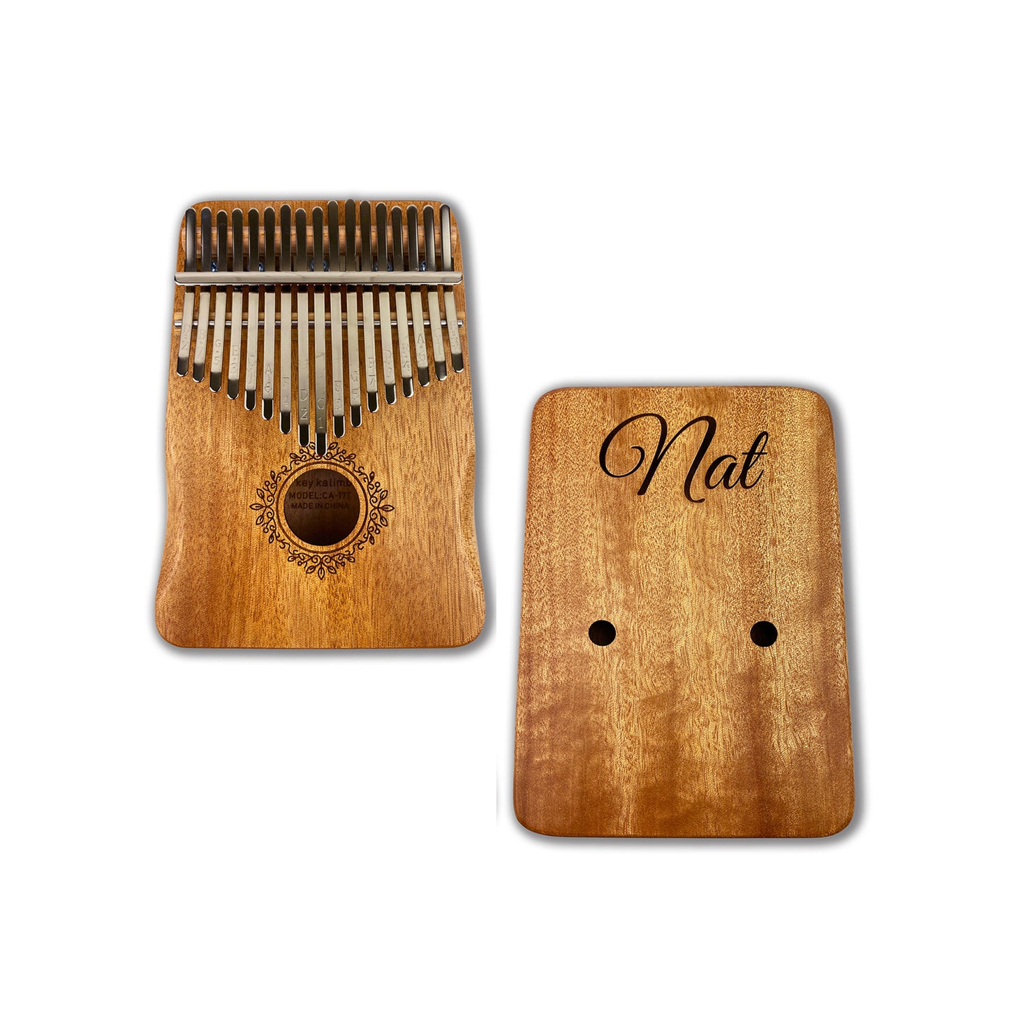 Personalized Engraved 17 Key Kalimba - Custom Music Instrument