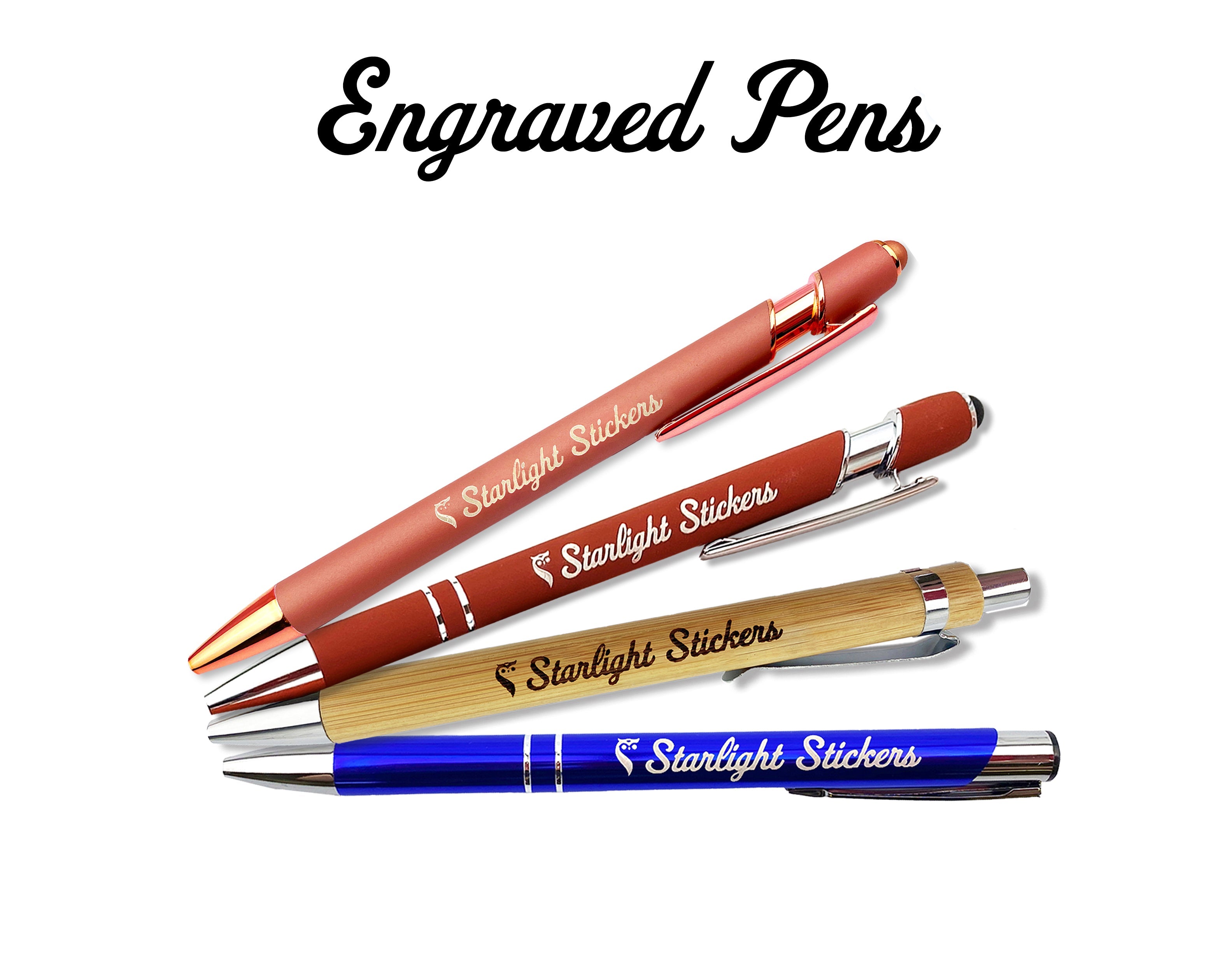Engraved Pens – Starlight Stickers