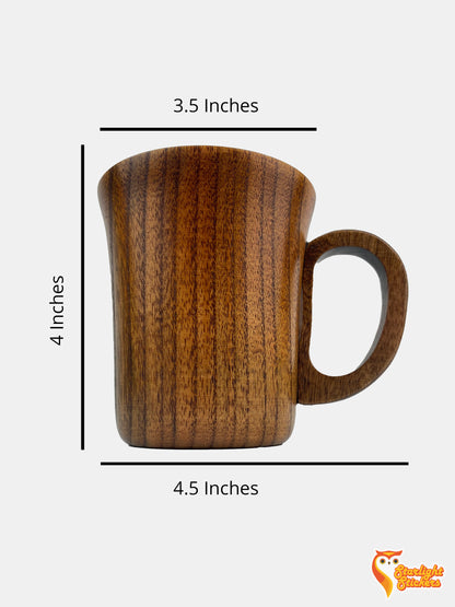 Mug dimensions; 4 inches tall, 3.5 inches wide, 4.5 inches wide with handle. 