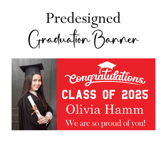 Predesigned Graduation Banner