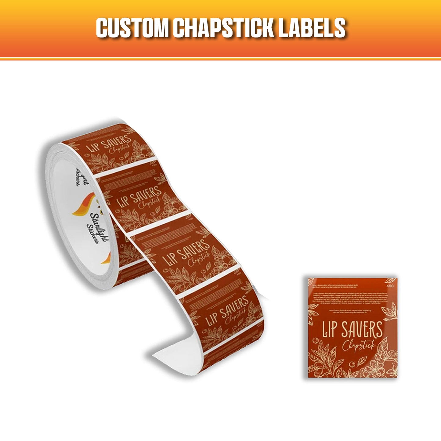 Custom Chapstick Labels