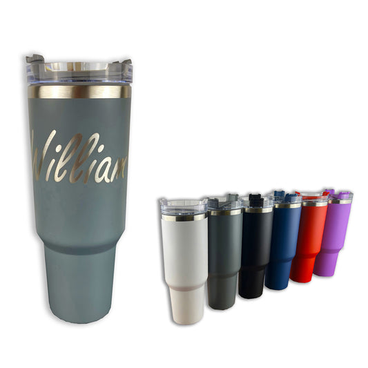 Custom Engraved 40oz Tumbler Set (6 Count)