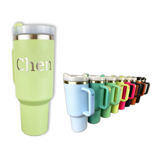 Custom Engraved 40oz Tumbler Set (6 Count)