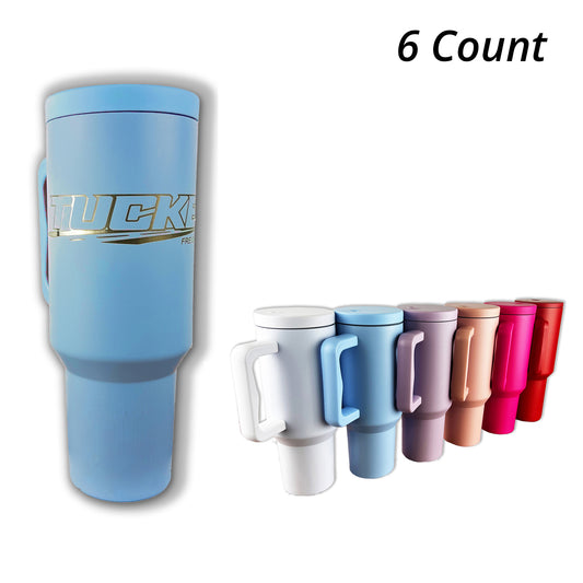 Custom Engraved 40oz Tumbler Set (6 Count)