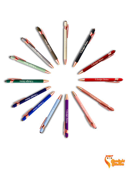 All pen color options arranged in a circle. 