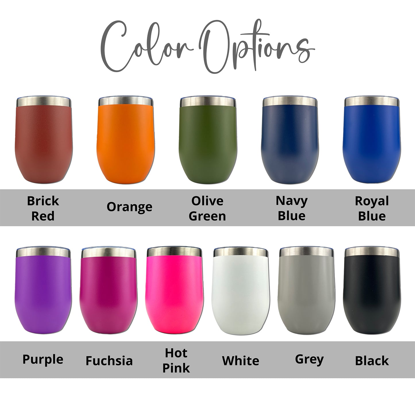 Custom Engraved Wine Tumblers