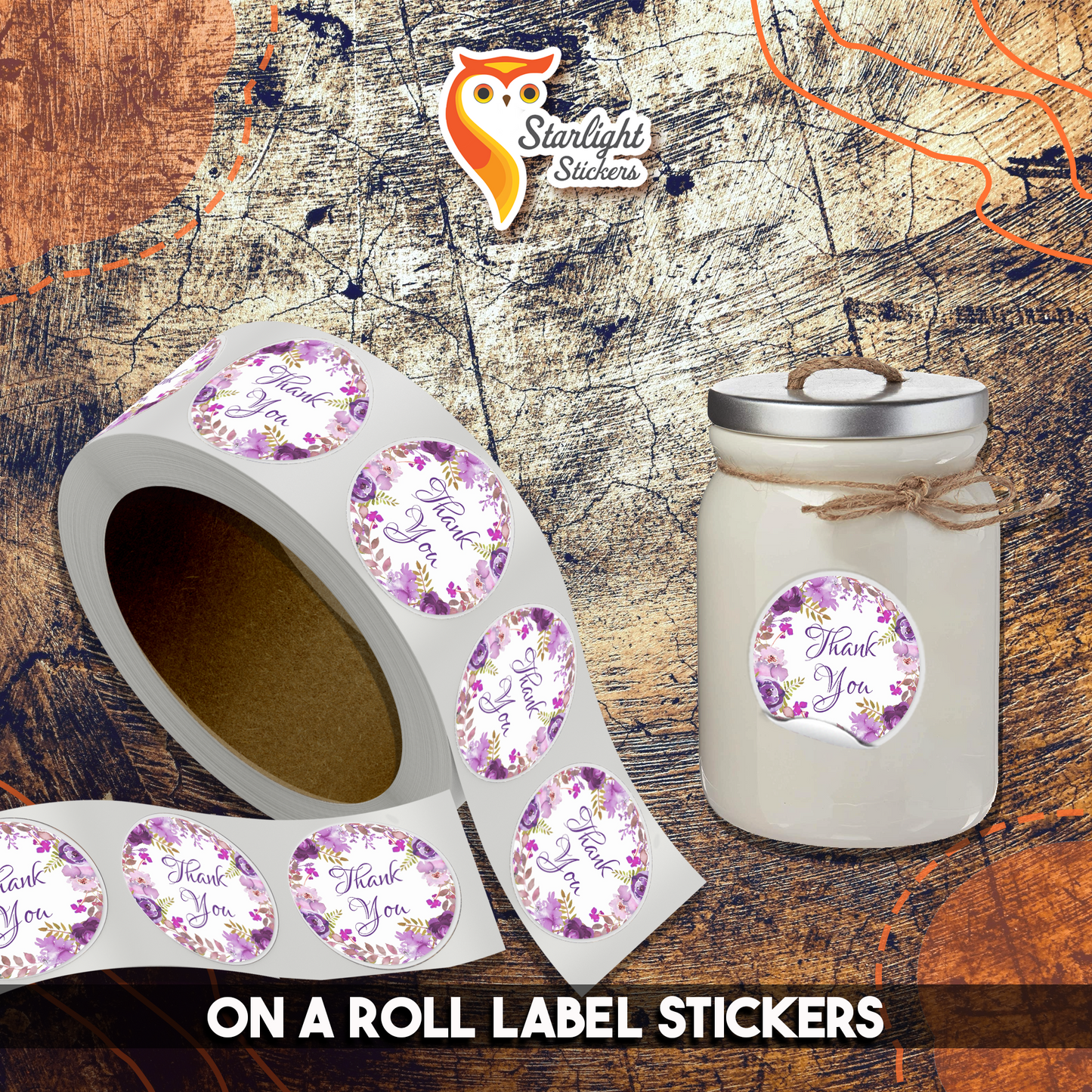 Circle Labels - Circle Stickers - Roll Labels