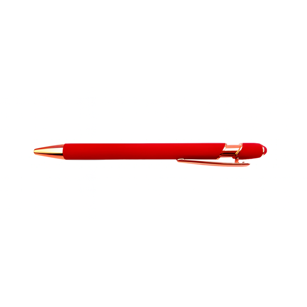 Red customizable pen