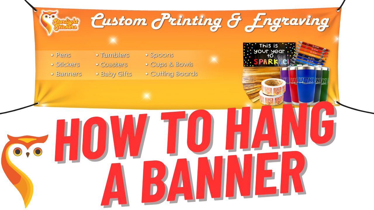 Load video: How to Hang A Banner (Video)